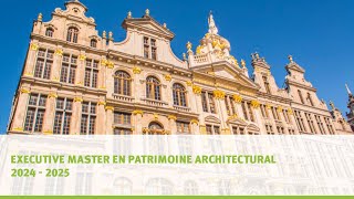 Executive Master en Patrimoine architectural  Testimonials [upl. by Heiskell985]