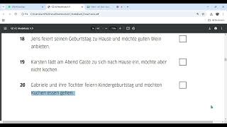 Goethe Exam LESEN TEIL 4 A2 Modellsatz [upl. by Yahiya]