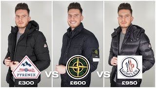 What Is The BEST Designer Coat Pyrenex vs Stone Island vs Moncler [upl. by Latia]