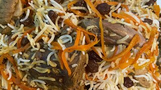 Traditional Afghan kabli palow recipe [upl. by Relyhs875]