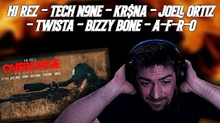 HiRez  Overdrive Tech N9ne KRNA Joell Ortiz Twista Bizzy Bone AFRO  REACTION [upl. by Imas168]