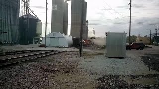 VIDEO Bystander catches BNSF train derailment on camera [upl. by Goebel]