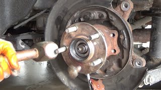 2017 Subaru Impreza Rear Hub Removal and Torque Specification [upl. by Kara]