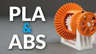 PLA vs ABS  Whats the Difference for 3D Printing [upl. by Kerry]