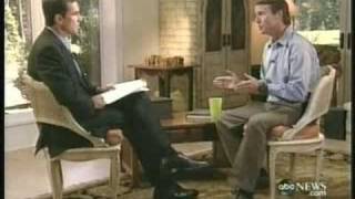 John Edwards ABC quotNightLinequot Interview On Adultery Part 1 [upl. by Goodill]