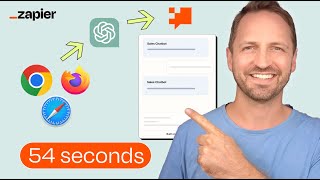 Web Scraping for Zapier Chatbots in 54 Seconds [upl. by Heti]