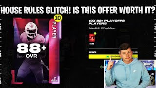 HOUSE RULES GLITCH IS THE 10 88 PLAYOFF PLAYER SPECIAL OFFER WORTH IT [upl. by Ettevey]