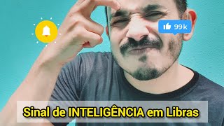 Sinal de INTELIGÊNCIA em Libras [upl. by Timmi205]