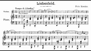 Kreisler Liebesleid Piano Accompaniment TrackViolin [upl. by Scopp]