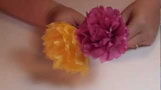 Tissue Paper Carnation Flower [upl. by Libys]