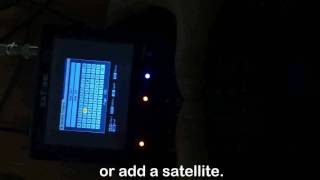 How to connect NEW SATlink 35quot WS6906 DVBS FTA Data Digital Satellite [upl. by Kalindi]