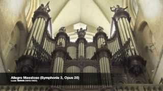 David BRIGGS plays Vierne 3 at St Sernin Toulouse [upl. by Melitta]