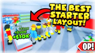 The BEST STARTER LAYOUT in Roblox Retail Tycoon 2  Money Guide  Tutorial [upl. by Eldridge244]