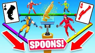 NEW Spoons CARD GAME in Fortnite Battle Royale [upl. by Enilorac]