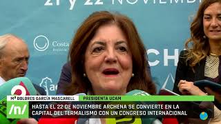 21112024 Archena celebra celebra el Congreso Internacional de Termalismo [upl. by Nilla75]