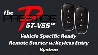 DIY Remote Car Starter Kit The Prestige APS57TM Remote Car Starter wRemote Keyless Entry [upl. by Annabela]