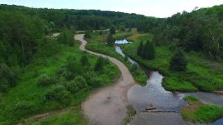 Amazing Drone Footage of Pine River Provincial Fishing Area In Mulmur DJI Phantom 3 Pro [upl. by Atiruam855]