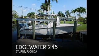 SOLD Used 2006 Edgewater 245 in Stuart Florida [upl. by Sapphira]