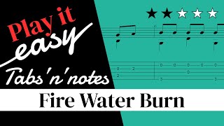 Fire Water Burn  Bloodhound Gang guitar tab amp notes [upl. by Norved]