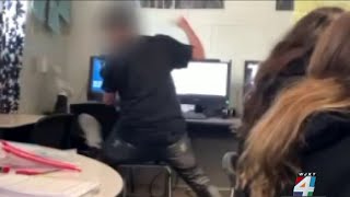 Parents raise concerns after video circulates of violent middle school fight [upl. by Llenrod]