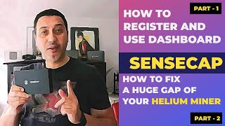 How to use the Sensecap M1 dashoard 📊 and How to use fast sync for helium blockchain⏳ [upl. by Anwahsar]