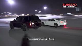 SUBZERO NISSAN PATROL VTC vs NISSAN GTR Subzero Motorsports [upl. by Eidurt]