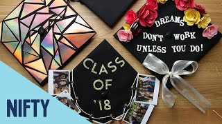 4 Fun Ways To Decorate Graduation Caps [upl. by Otaner]