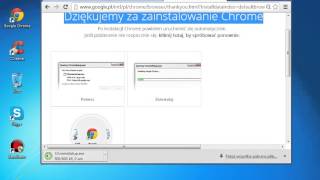 Poradnik 3  Skąd pobrać i jak zainstalować Przeglądarkę Google Chrome [upl. by Zurc]