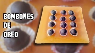 ✔ Cómo Hacer Bombones o Trufas de Oreo  Receta de Postre [upl. by Ayotl407]