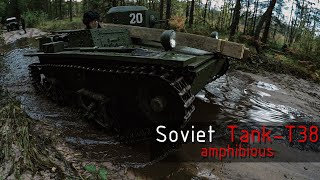 Soviet T38 amphibious tank from World War 2 [upl. by Agnella566]