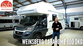 Einweisung Alkoven Reisemobil  WEINSBERG CARAHOME 600 DKG [upl. by Assirek]