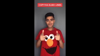 Copying Elmo Lines shorts [upl. by Airret]