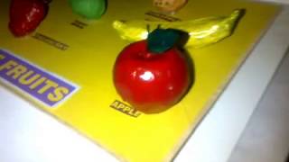 MAQUETA DE LAS FRUTAS EN INGLES [upl. by Elletnuahc805]