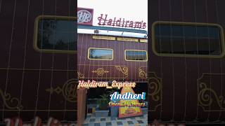 Haldiram Express New Train Restaurant at Andheri East Railway Station Open 24 Hours haldirams [upl. by Pufahl726]