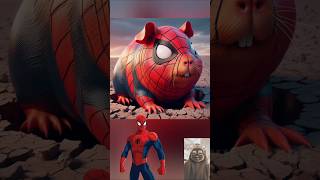 Superheroes but Guinea Pigs 💥😊Marvel amp DCAll Characters avengers marvel spiderman shorts [upl. by Notsej]