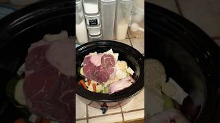 Simple Crockpot Beef Shank Stew cookingshorts easyrecipe food shortvideo [upl. by Jodoin656]