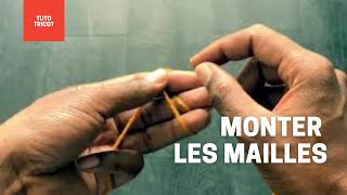 2  Monter les mailles avec la technique du pouce [upl. by Francie695]