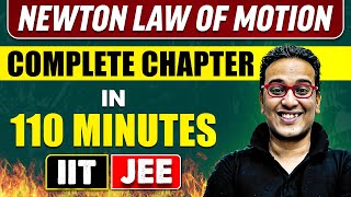 NEWTON LAW OF MOTION in 110 Minutes  Full Chapter Revision  Class 11th JEE [upl. by Jamnis]