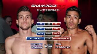 Shamrock FC 294 Mike Breeden vs Garrett Wells [upl. by Korwin]