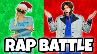 DISNEY PRINCESS RAP BATTLE Elsa vs Hans Belle vs Gaston Jasmine vs Jafar Aurora vs Maleficent [upl. by Hodosh]