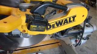 Scie à onglet Dewalt DW 718VQS Miter Saw [upl. by Atem194]