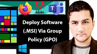 How to Deploy Software MSI Packages Via Group Policy GPO  Windows Server 2019 [upl. by Estrellita982]