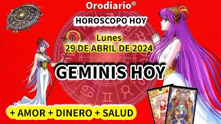 Géminis hoy Horóscopo de hoy Géminis Lunes 29 de Abril de 2024 [upl. by Goggin56]