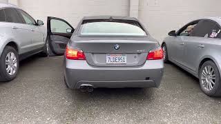 2008 550i Resonator and Muffler Delete Cold Start only [upl. by Alleunamme]