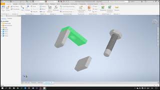 Tutorial dasar assembly autodesk inventor 2020 [upl. by Mungovan824]