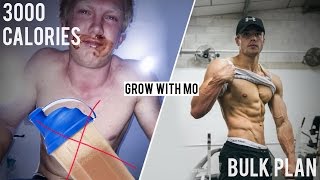 The 3K calorie shake  Bulk plan  Grow With Mo EP1 [upl. by Gnoz362]