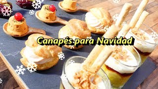 RECETA PARA HACER CUCURUCHOS SALADOS Y Rellenar canapés 🍦 [upl. by Iloj584]