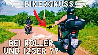 Bikergruß  Ultimativer Selbsttest  100 Biker  Gespräch mit Hobby Rennsportfahrer [upl. by Fisken]