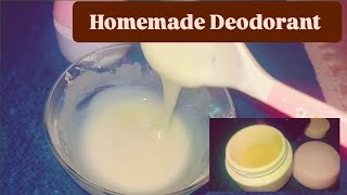 Homemade Deodorant  How to make Natural Deodorant [upl. by Sesiom]