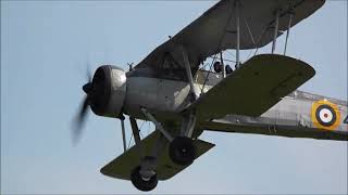 Fairey Swordfish Mk1  Shuttleworth Best of British Airshow 2024 [upl. by Aivilys]